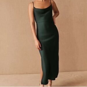BHLDN Sachin & Babi Dark Green Cali Dress Size 2